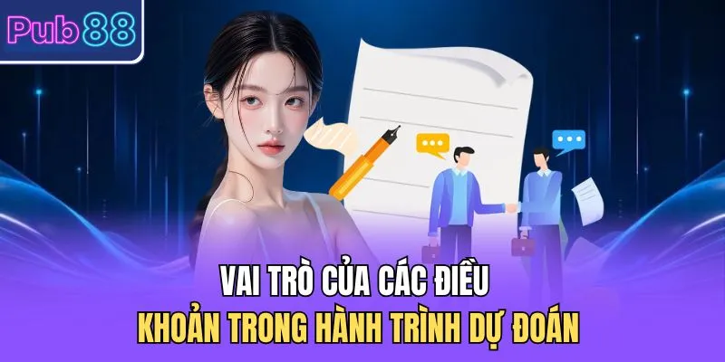 Vai trò của các điều khoản trong hành trình dự đoán 
